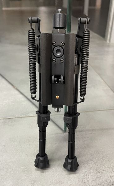 Стрілецькі сошки XD Precision EZ Pivot & Pan Notched Legs 6-9" (ступінчасті ніжки), висота 16.5 - 23.5 см 242292 фото