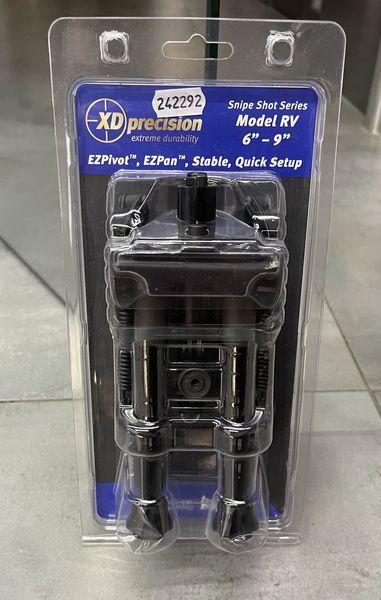 Стрілецькі сошки XD Precision EZ Pivot & Pan Notched Legs 6-9" (ступінчасті ніжки), висота 16.5 - 23.5 см 242292 фото