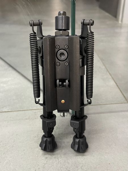 Стрілецькі сошки XD Precision EZ Pivot & Pan Notched Legs 6-9" (ступінчасті ніжки), висота 16.5 - 23.5 см 242292 фото