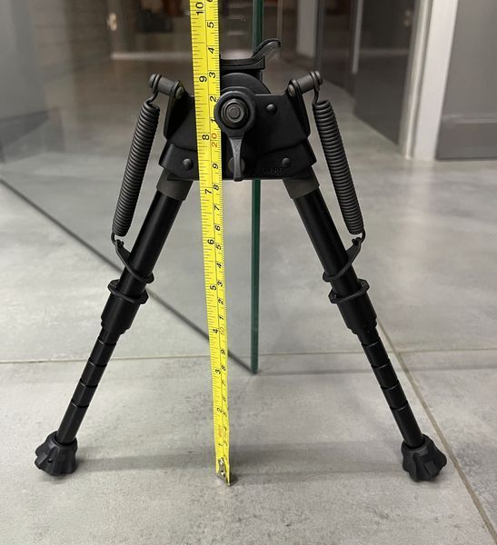 Стрілецькі сошки XD Precision EZ Pivot & Pan Notched Legs 6-9" (ступінчасті ніжки), висота 16.5 - 23.5 см 242292 фото