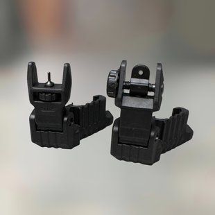 Мушка і цілик 45&deg;, DLG Tactical DLG-185, високі, складні, на Picatinny 245541 фото