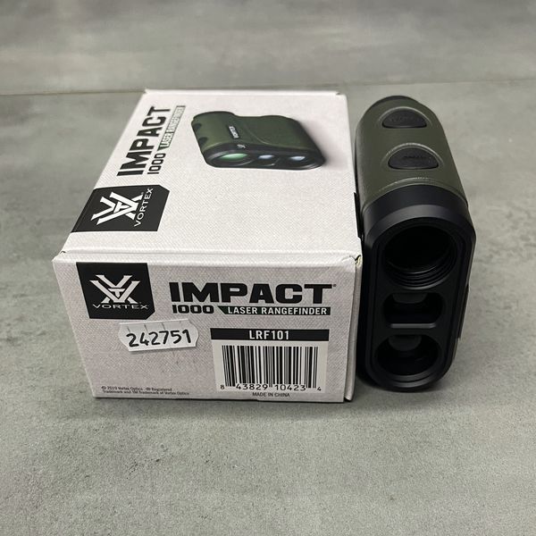 Далекомір лазерний Vortex Impact 1000 (LRF101), 6x20, дальність 4.6 - 914м, режим LOS для стрільби з гвинтівки, кутова компенсація 242751 фото