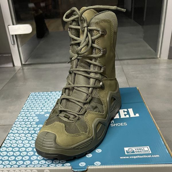 Берці тактичні Waterproof високі Vogel 45 р, Олива, водостійкі берці армійські тактичні (C-1490NH) 242796 фото