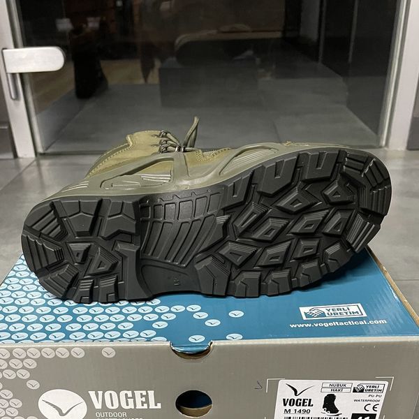 Берці тактичні Waterproof високі Vogel 41 р, Олива, водостійкі берці армійські тактичні (C-1490NH) 242791 фото