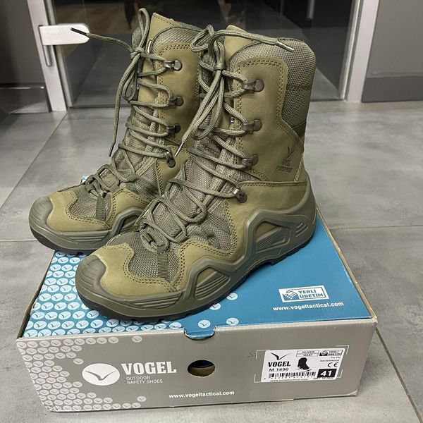 Берці тактичні Waterproof високі Vogel 41 р, Олива, водостійкі берці армійські тактичні (C-1490NH) 242791 фото