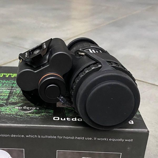 Монокуляр нічного бачення Spina optics PVS-18, 1х32, цифровий, кріплення на шолом + на Пікатінні + підсумок 244738 фото