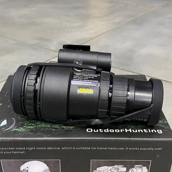 Монокуляр нічного бачення Spina optics PVS-18, 1х32, цифровий, кріплення на шолом + на Пікатінні + підсумок 244738 фото