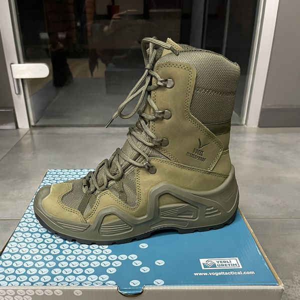 Берці тактичні Waterproof високі Vogel 41 р, Олива, водостійкі берці армійські тактичні (C-1490NH) 242791 фото