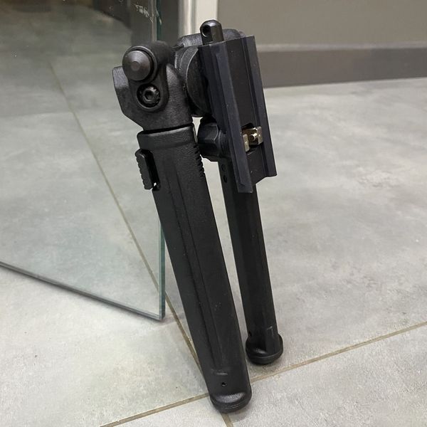 Сошки Magpul Bipod Sling Stud QD, цвет Черный, база крепления на антабку, MAG1075-BLK 243352 фото