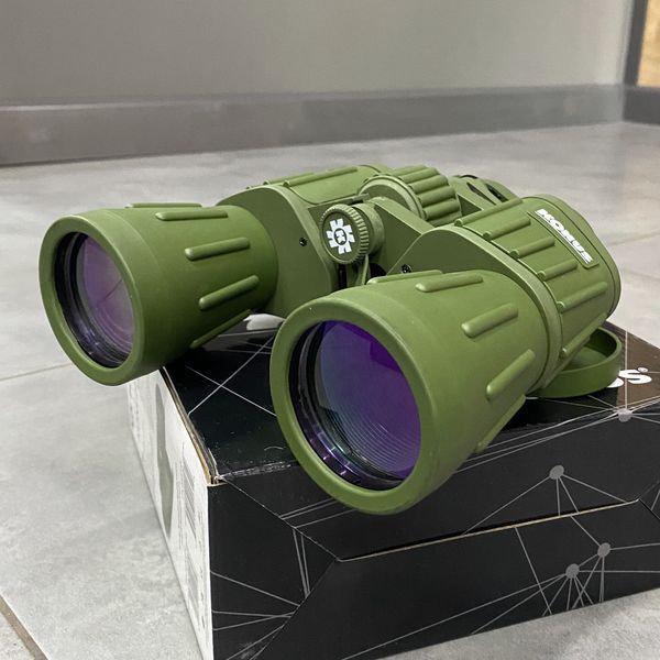 Бинокль KONUS KONUSARMY 10x50&nbsp;W.A., широкое поле обзора, чехол 243991 фото