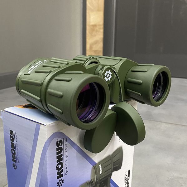Бинокль KONUS KONUSARMY 8x42 W.A., широкое поле обзора, чехол 243992 фото