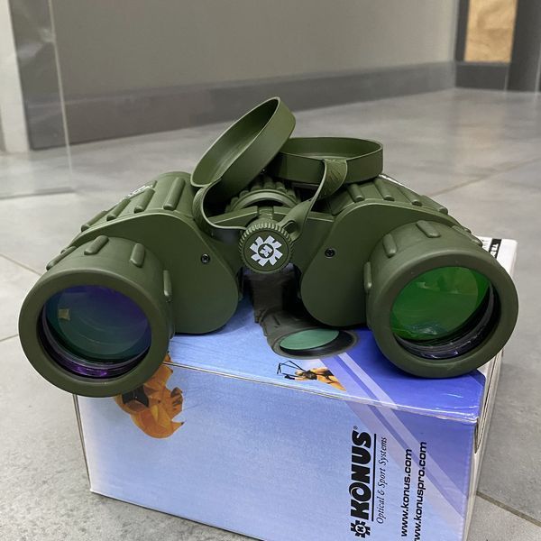 Бинокль KONUS KONUSARMY 8x42 W.A., широкое поле обзора, чехол 243992 фото