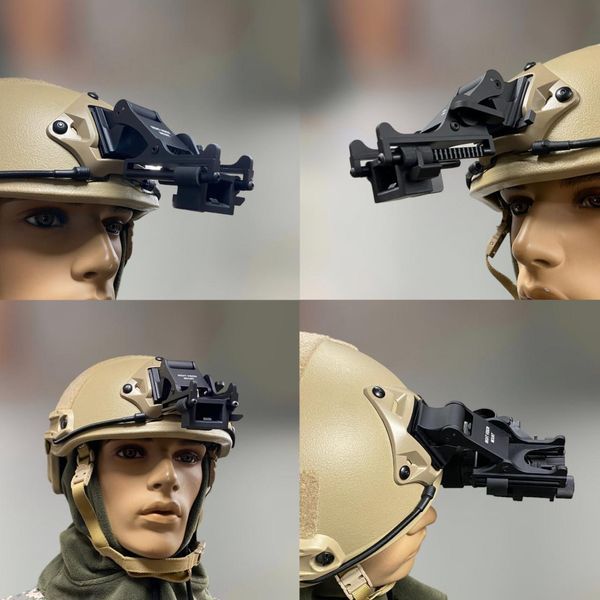 Кріплення на шолом для приладу нічного бачення Spina optics PVS14&nbsp;(покращене), стандарт NVG 244899 фото