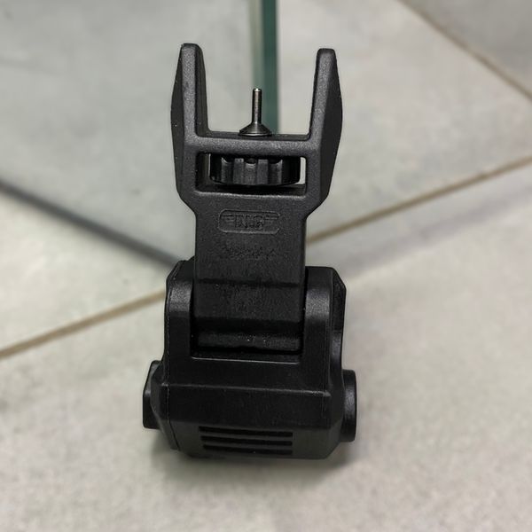 Мушка и целик высокие, DLG TACTICAL (DLG-167), цвет Черный, съемные на Picatinny, откидные 241855 фото