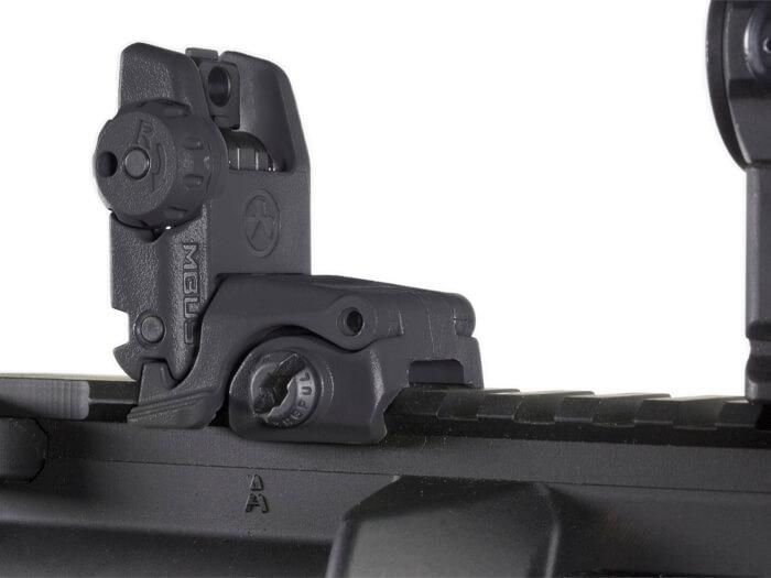 Цілик складаний Magpul MBUS Sight &ndash; Rear (MAG248), колір Чорний, полімер, кріплення на Picatinny (MAG248-BLK) 243746 фото