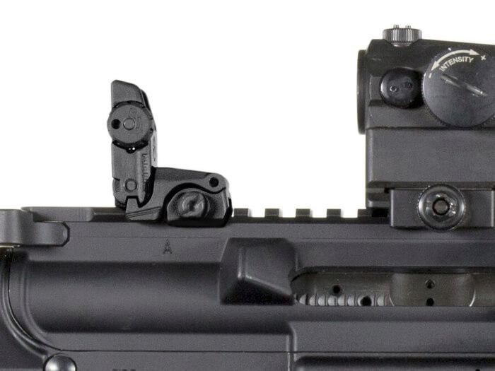 Цілик складаний Magpul MBUS Sight &ndash; Rear (MAG248), колір Чорний, полімер, кріплення на Picatinny (MAG248-BLK) 243746 фото