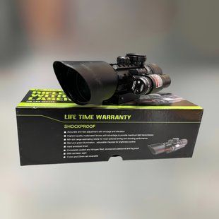 Оптичний приціл SPINA OPTICS M9 LS3-10x42E з ЛЦВ, 3-10x42, червоний лазер 245569 фото