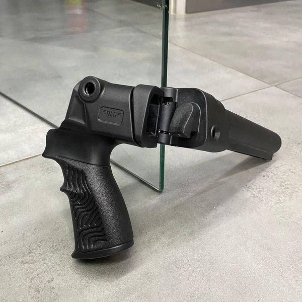 Рукоятка пістолетна на Mossberg 500 / 590 та Maverick 88 DLG Tactical (DLG-118), полімерна, з відсіком і гніздами для кріплення 244082 фото