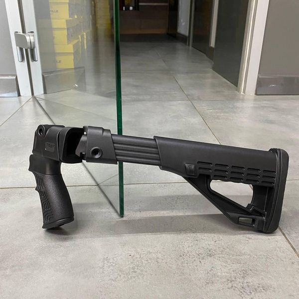 Рукоятка пістолетна на Mossberg 500 / 590 та Maverick 88 DLG Tactical (DLG-118), полімерна, з відсіком і гніздами для кріплення 244082 фото