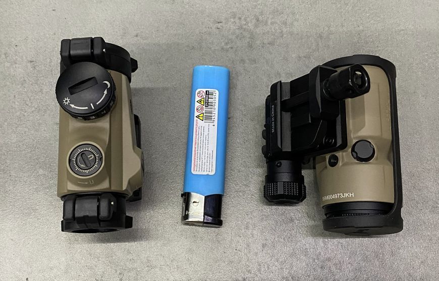 Комплект: Приціл коліматорний + Магніфер, Sig Sauer Romeo MSR 1х20, JULIET3-MICRO 3X22, приціл зі збільшувачем 242101 фото