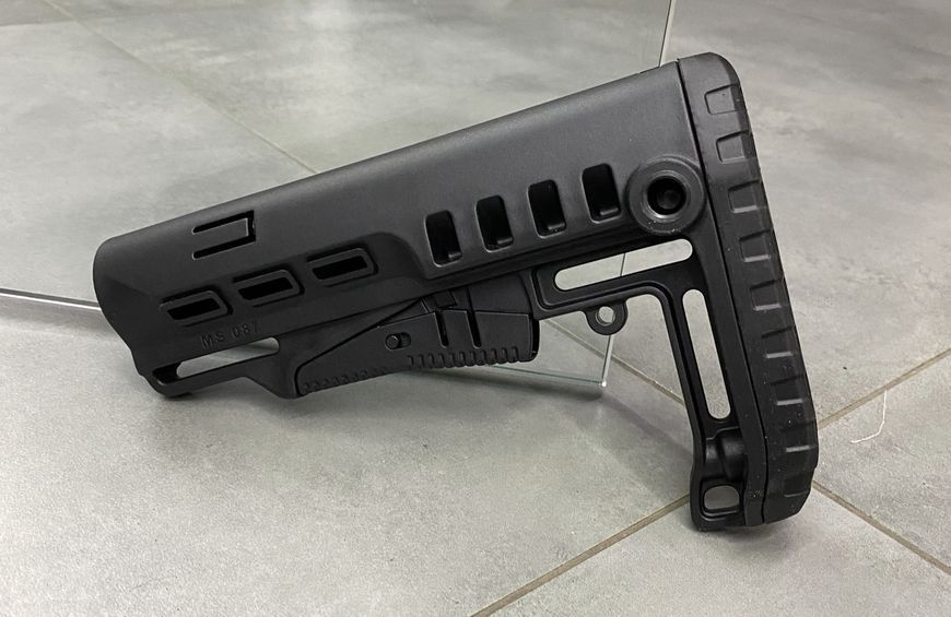 Приклад (база) DLG TBS TACTICAL, DLG-087, Черный, для винтовок с трубкой размера Mil-Spec 241778 фото