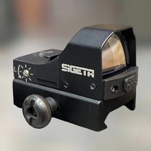 Коліматорний приціл SIGETA AntiRU-03 1x17х23, відкритий, зелена точка 3МОА, на Picatinny 243400 фото