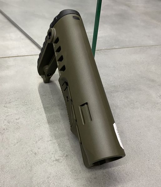 Приклад (база) DLG TBS TACTICAL, DLG-087-green, Олива, для гвинтівок з трубкою розміру Mil-Spec 241779 фото