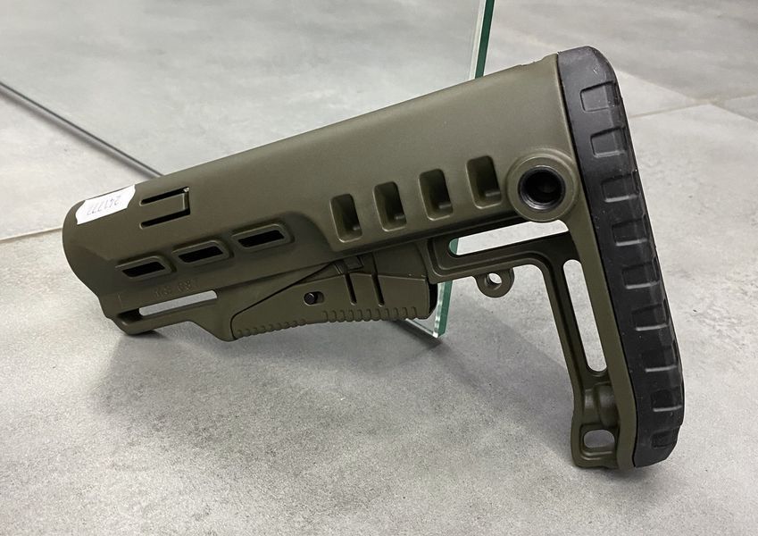 Приклад (база) DLG TBS TACTICAL, DLG-087-green, Олива, для гвинтівок з трубкою розміру Mil-Spec 241779 фото