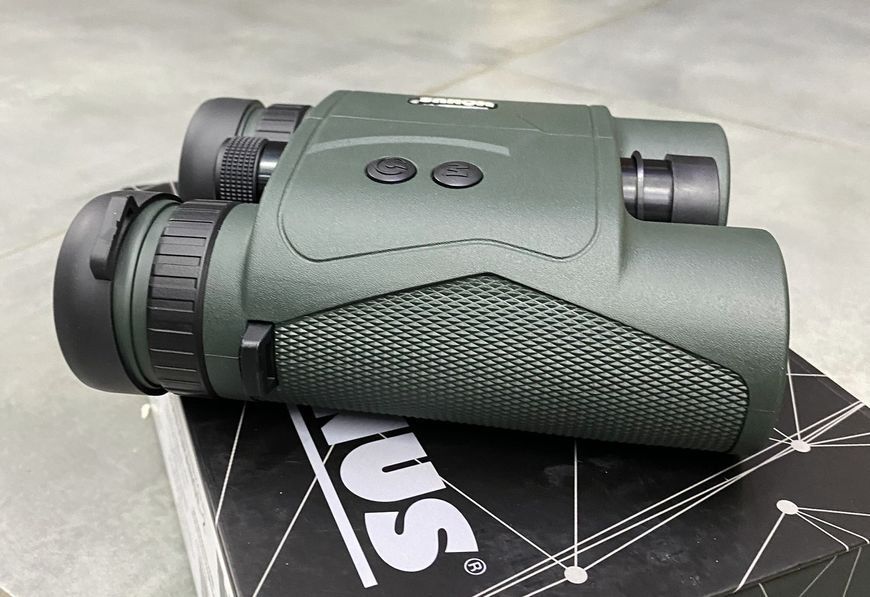 Бінокль із лазерним далекоміром KONUS KONUSRANGE-2 10x42 з дальністю вимірювань 1200 метрів 241967 фото