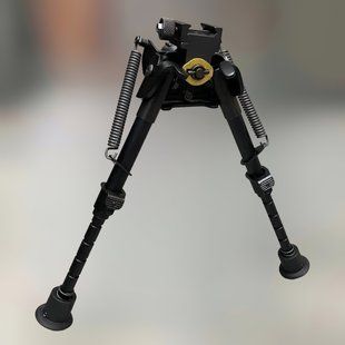 Сошки Harris Bipod S-BRMP на Picatinny, 152-229 мм, шарнірна база, підпружинені ніжки 243401 фото