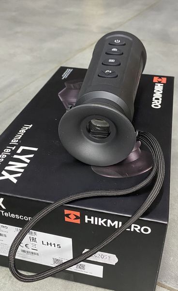 Тепловізійний монокуляр HikMicro LYNX Pro LH15, 384&times;288, 50 Гц, об'єктив 15 мм, LCOS 1280&times;960, Wi-Fi 242051 фото
