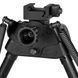 Сошки Harris Bipod S-BRMP на Picatinny, 152-229 мм, шарнирная база, подпружиненные ножки 243401 фото 9