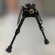 Сошки Harris Bipod S-BRMP на Picatinny, 152-229 мм, шарнирная база, подпружиненные ножки 243401 фото 1