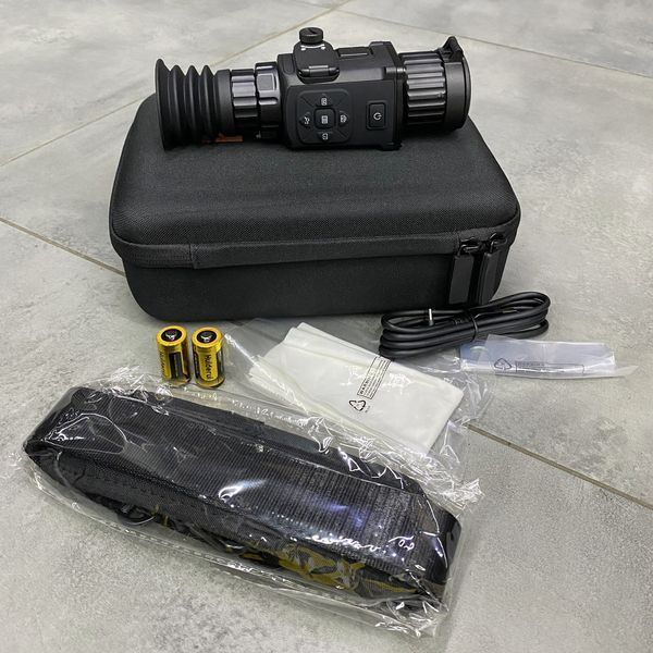 Тепловізійний приціл Hikmicro Thunder Pro TE19, 900 м, 19 мм, Wi-Fi, стадіометричний далекомір 243414 фото