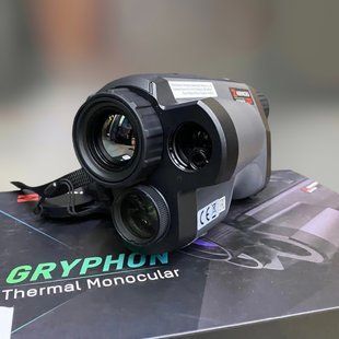 Тепловизионный монокуляр HikMicro Gryphon GH25L LRF, 25 мм, лазерный дальномер, цифровая камера, Wi-Fi 243416 фото