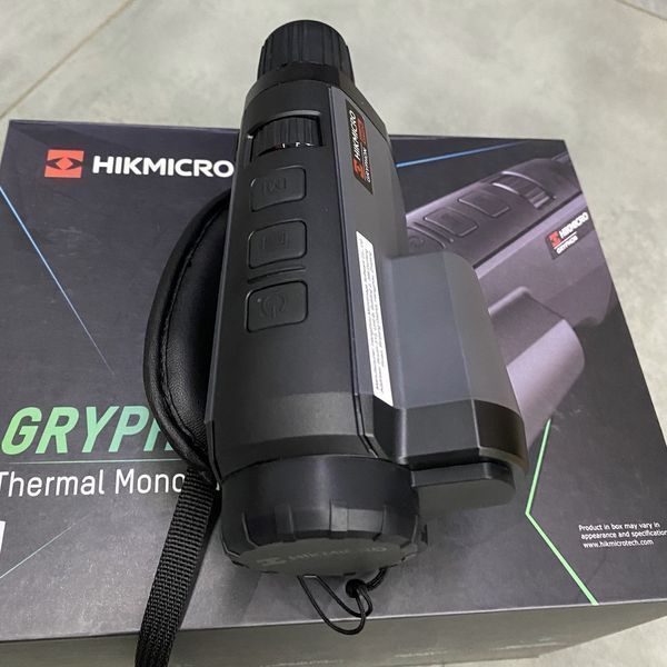 Тепловизионный монокуляр HikMicro Gryphon GH25L LRF, 25 мм, лазерный дальномер, цифровая камера, Wi-Fi 243416 фото