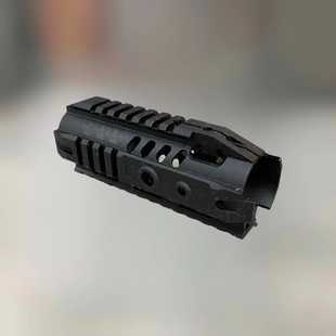 Цівка алюмінієва 14 см для AR15 з планками Пікатінні, колір &ndash; Чорний, LD Turkish 244399 фото