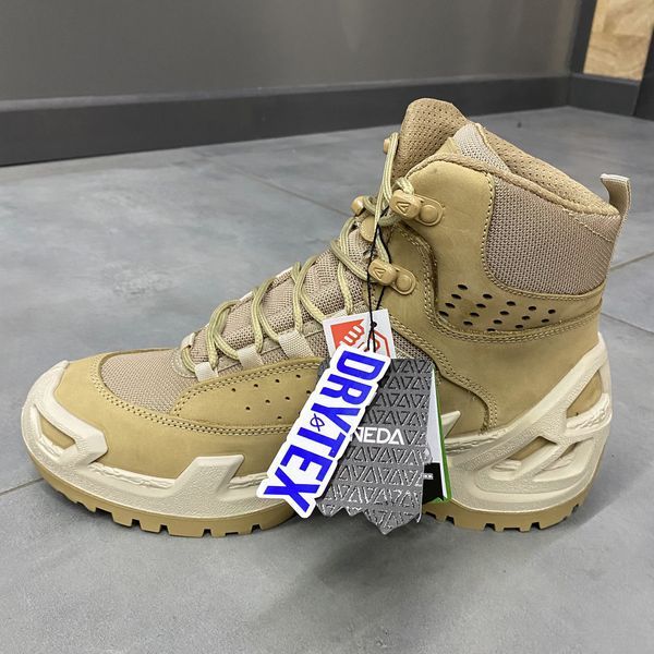 Берці низькі DryTex Waterproof Vaneda 1192, 40 р., Койот, тактичні напівберці, черевики для військових 243623 фото