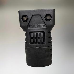 Рукоятка передня коротка DLG TACTICAL (DLG-117-black), колір Чорний, з відсіком, з планкою Пікатінні 241861 фото