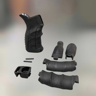 Рукоятка пістолетна для AR15, змінна товщина, LD Turkish, колір Чорний 244438 фото