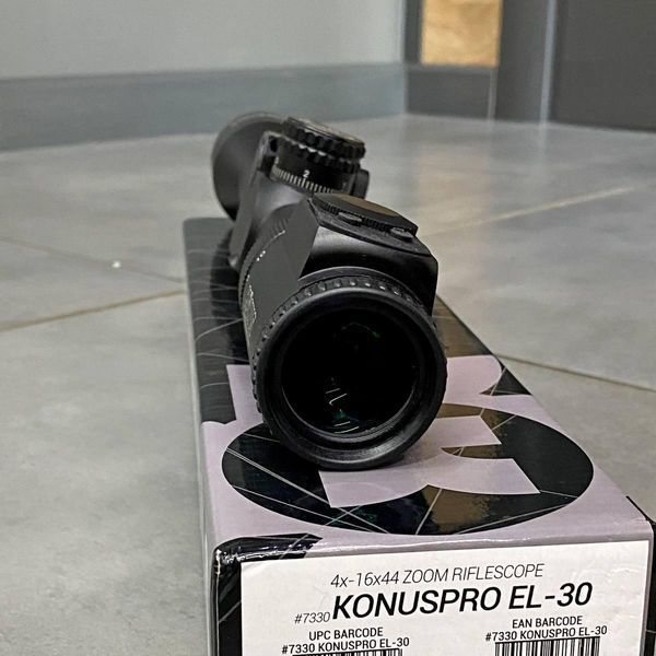 Оптичний приціл KONUS KONUSPRO EL-30 4-16x44 LCD, 10 сіток з підсвічуванням, трубка 30 мм 244303 фото