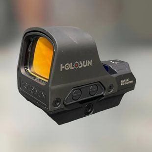Коліматорний приціл Holosun HS510C, 23х30 мм, 2MOA/65МОА, подвійне живлення, швидкознімне кріплення Рicatinny 243222 фото