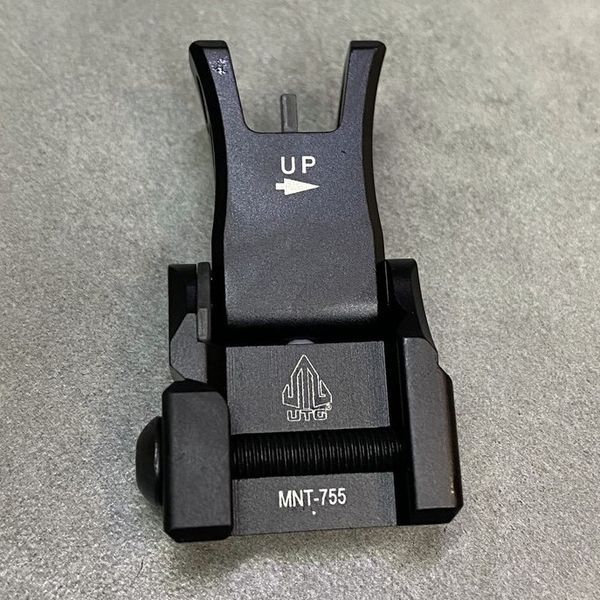 Мушка складана Leapers UTG AR15 MNT-755, колір Чорний, відкидна, на Picatinny 242680 фото
