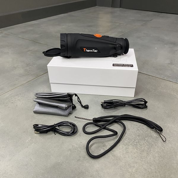 Тепловізор ThermTec Cyclops 635, 35 мм, 640x512, AI-режим розпізнавання та оцінки дистанції, двосторонній Wi-Fi 244548 фото