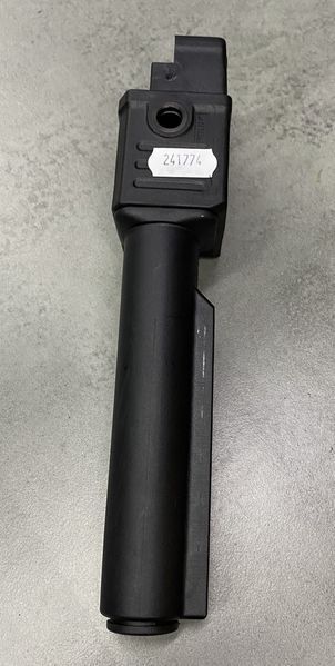 Труба складана для прикладу АК, DLG TACTICAL (DLG-147-black), Mil Spec Чорна, трубний складаний адаптер 241774 фото