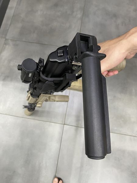 Труба складная для приклада АКСУ DLG Tactical (DLG-157), АК-74М и АК-104 Mil-Spec, адаптер приклада складной 243873 фото