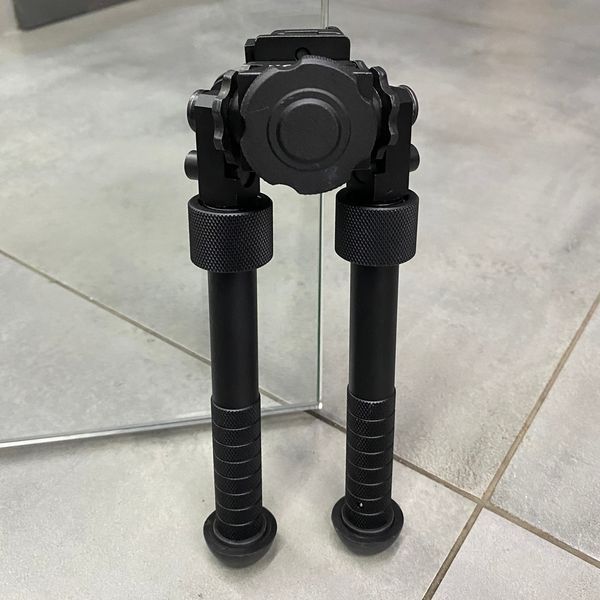 Сошки Konus Bipod-T, 12-23 см, швидке кріплення на планку Weaver/Picatinny, гумові наконечники (01949) 244533 фото