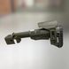 Складаний приклад DLG TACTICAL DLG-130-052 з трубкою Mil-Spec DLG-147, Олива, з рег. підщочником, антабка на 2 сторони 242243-241773 фото