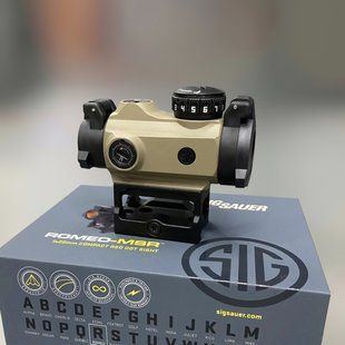 Коліматорний приціл Sig Sauer Romeo-MSR, 1x20, колір Койот, 2МОА, з кріпленням на Пікатінні (SOR72011) 242100 фото