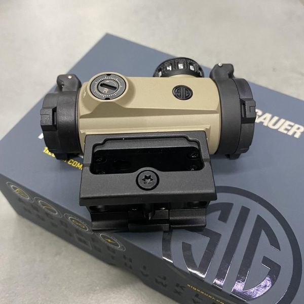 Коллиматорный прицел Sig Sauer Romeo-MSR, 1x20, цвет Койот, 2МОА, с креплением на Пикатинни (SOR72011) 242100 фото